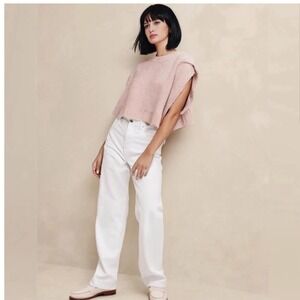 Banana Republic Surplus Jeans 27 Optic White Straight Carpenter Utility‎ Cotton